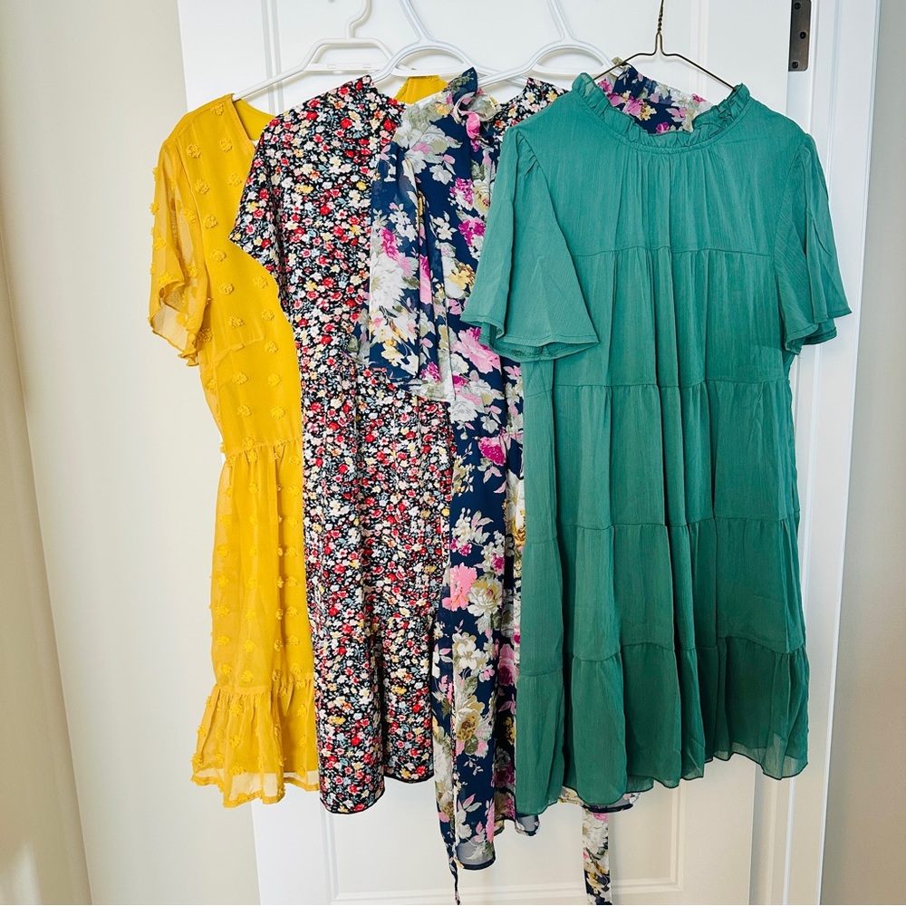 4-Pack Summer/ Vacation Dresses